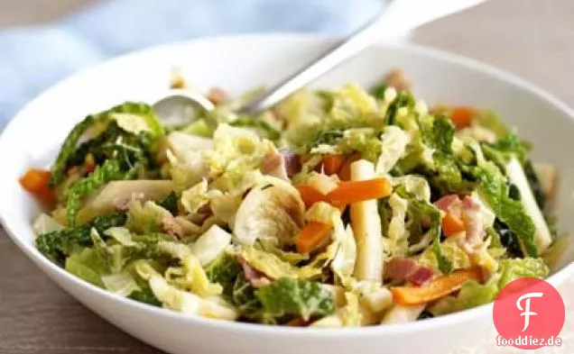 Kohl mit Speck & Wurzeln