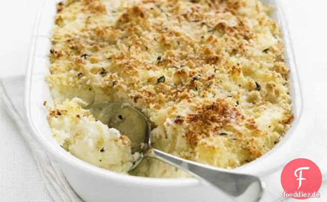 Knoblauch Maische Kartoffel backen