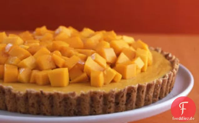 Mango-Torte mit Kokoskruste
