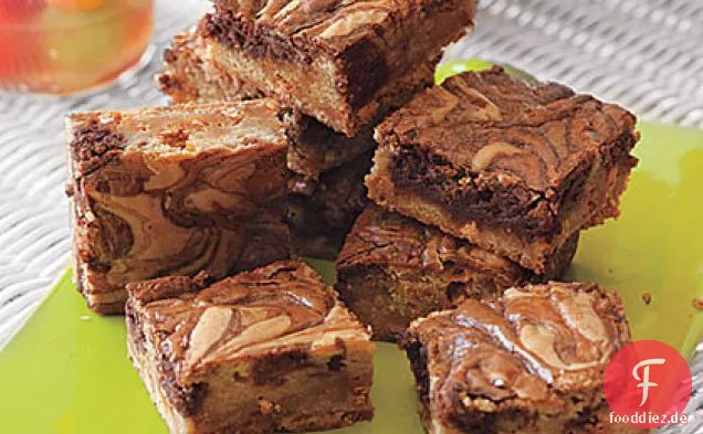 Nutella-Wirbel Blondies
