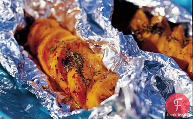 Hot & spicy Süßkartoffeln