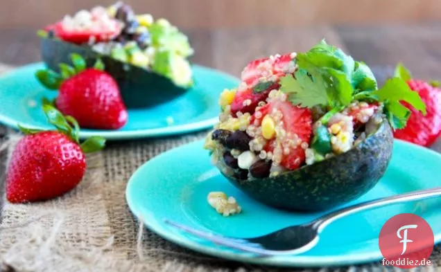 Erdbeer-avocado-Quinoa-Salat