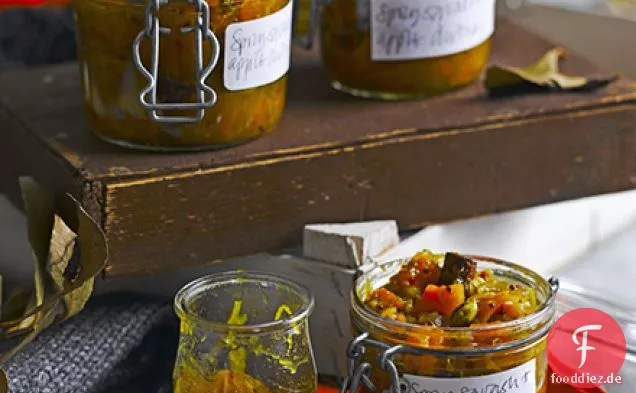 Würziger Squash & Apfelchutney