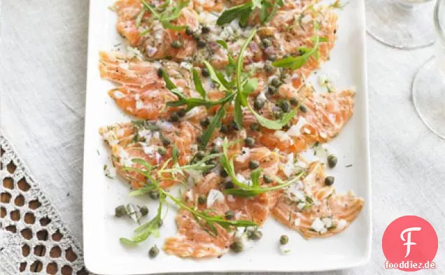 Frische Lachs-carpaccio