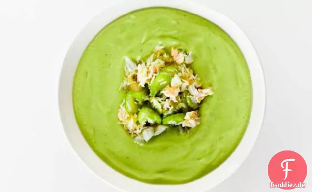 Avocado-Krabbensuppe