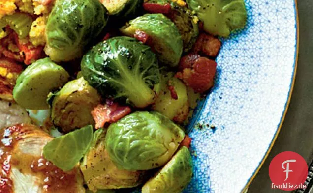 Rosenkohl mit Apfelspeck