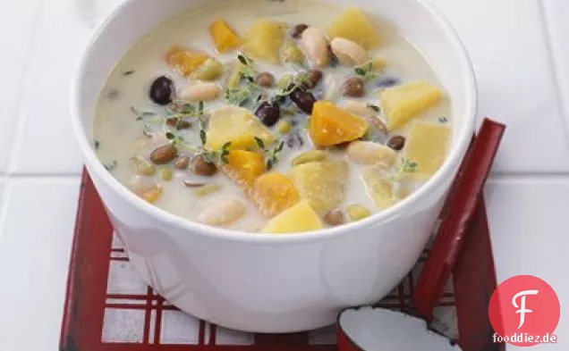 Herzhafte Winter-Gemüse-Suppe