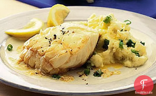 Gebratener Kabeljau mit Champ