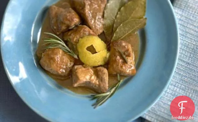 Klebrige Zitrone Schweinefleisch