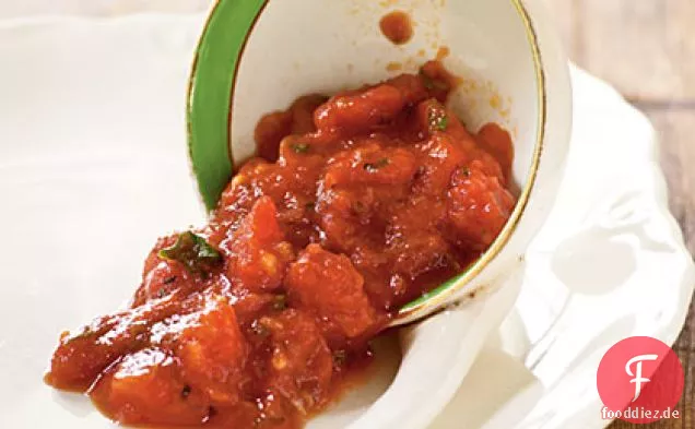 Pizza-Sauce nach New Yorker Art