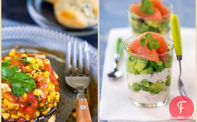 Krabben-Und Avocado-Verrine