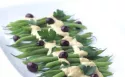Grüner Bohnensalat mit Thunfischsauce und Oliven