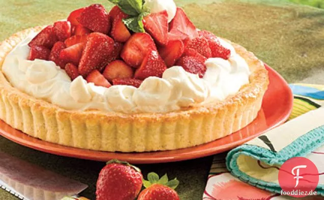 Erdbeer-Orange Shortcake Torte