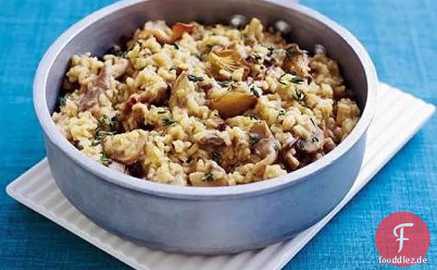 Ofengebackenes Steinpilz-Thymian-Risotto