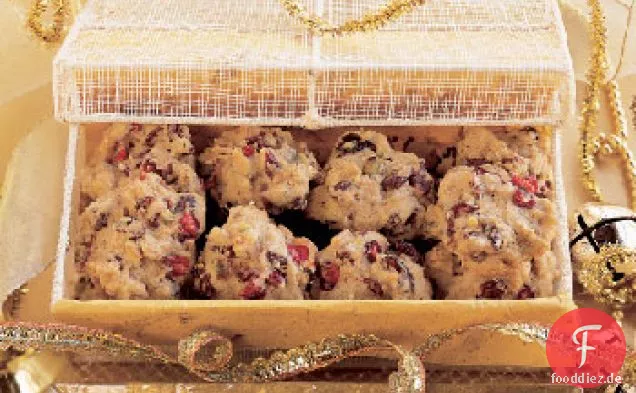 Cranberry-Orange Tropfen Cookies