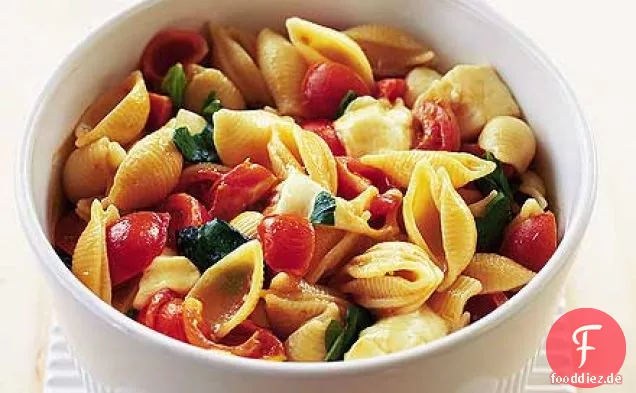 Muscheln mit Balsamico-Tomaten & mozzarella