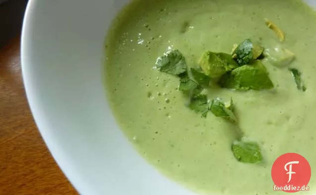 Avocado & Gurkensuppe (auch bekannt als 