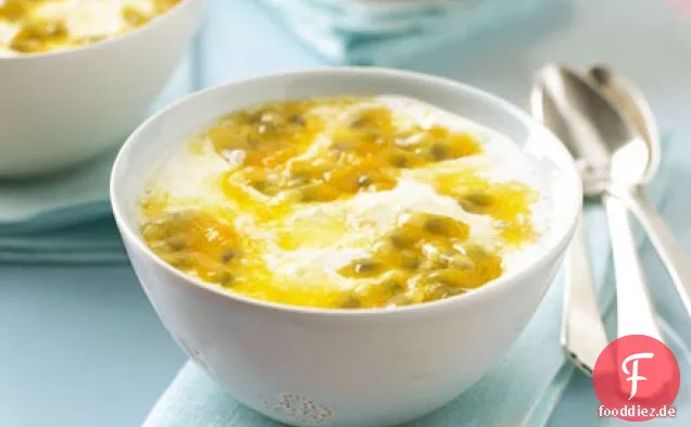 Schnelles mango-pudding