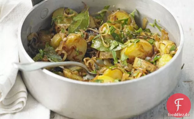 Goldene Kartoffeln & Zwiebeln