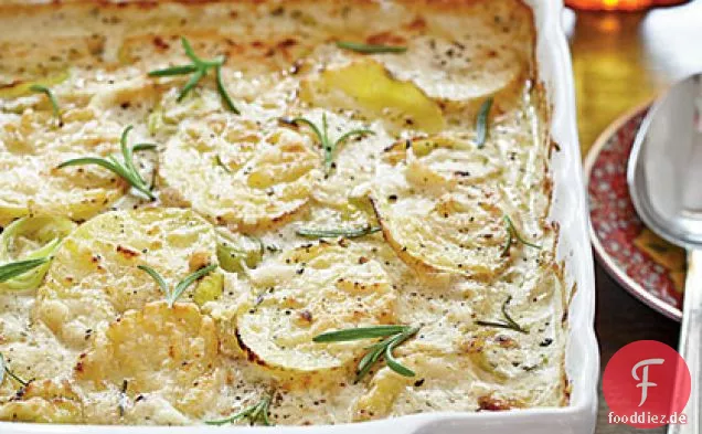 Kartoffel-Lauch-Gratin