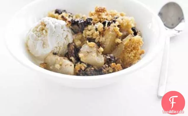 Birne & Schokoladenpudding