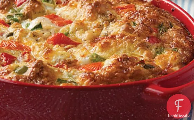 Südlicher Veggie-Brunch-Auflauf