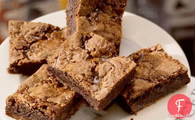 Einfache Schokoladen-Karamell-Brownies