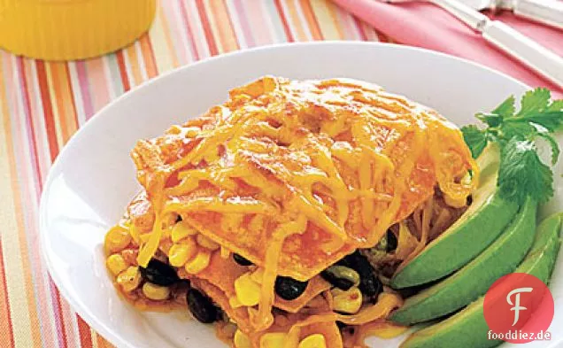 Slow-Cooker Enchilada Kasserolle