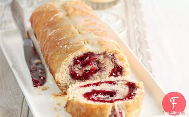 Marmelade & weiße Schokolade roly-poly