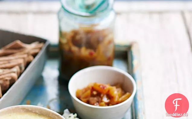 Pfirsich & Chili-chutney