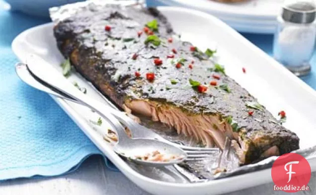 Rauchiger Chermoula-Lachs