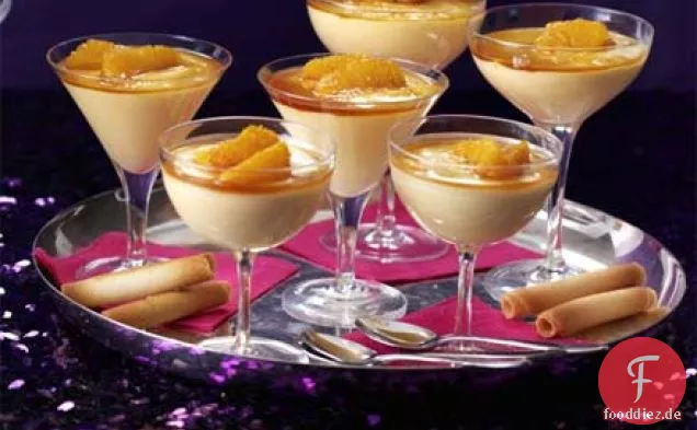 Karamell & orange mousses