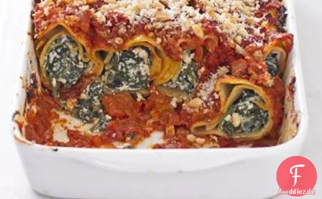 Tofu & Spinat-cannelloni
