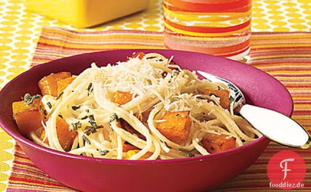 Spaghetti mit Butternut Squash