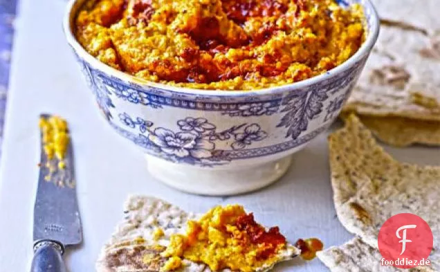 Butternut & harissa hummus