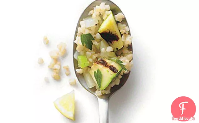 Gegrillte Zucchini-Bulgur-Pilaw