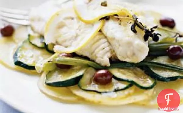 Gebackener Fisch mit Zitrone