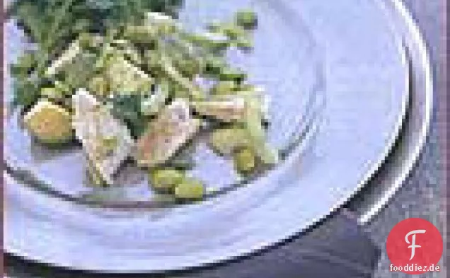 Huhn-Avocado-Salat mit Sojabohnen