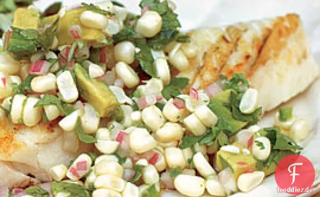 Mais-Relish Mit Avocado, Jalapeño & Cilantro
