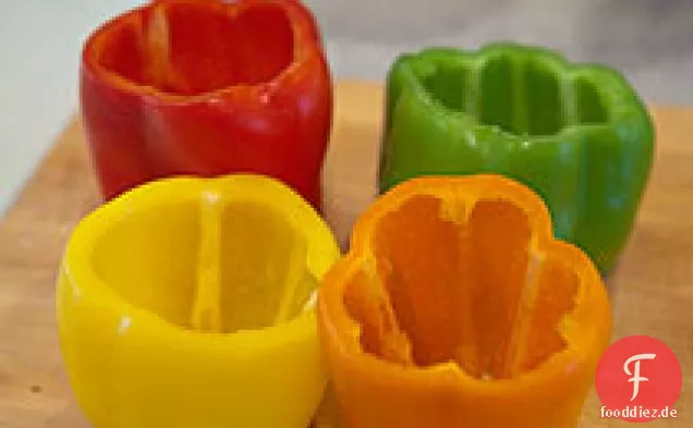 Papas gefüllte Paprika