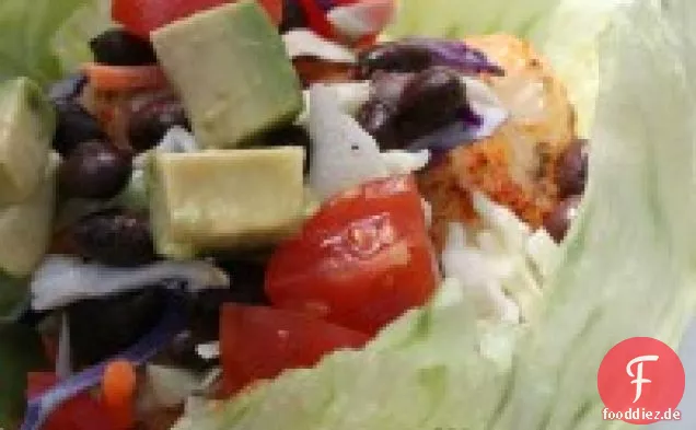 Meeresfrüchte-Salat Wraps