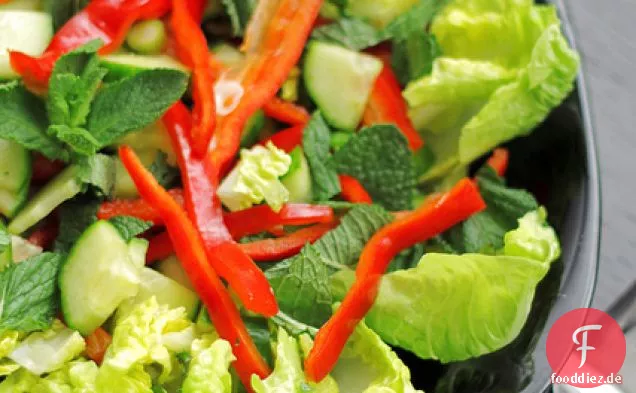 Paprika, Minze und Gurke