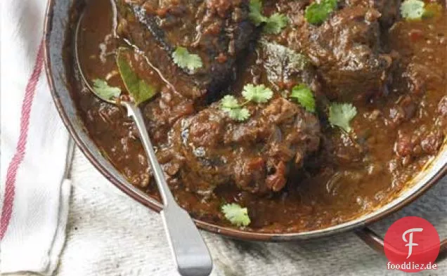 Portugiesisches geschmortes Steak & Zwiebeln