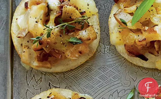Grütze-Crostini