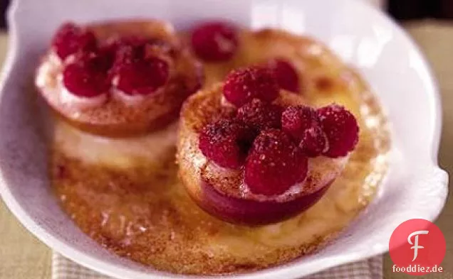 Nektarine & Himbeergratin