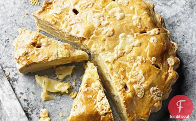 'Butter pie' mit Äpfeln & Käse
