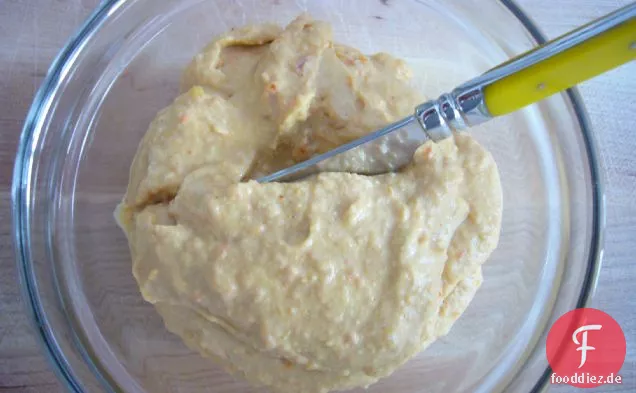 Gerösteter roter Pfeffer Hummus