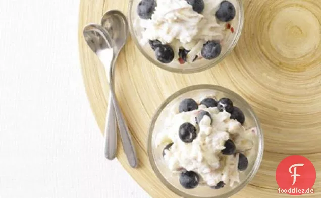 Blaubeeren Bircher-Töpfe