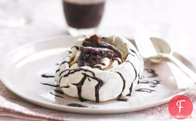 Glühwein gewürzte Pavlovas