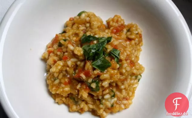 Smokey Paprika Risotto mit Pimentón